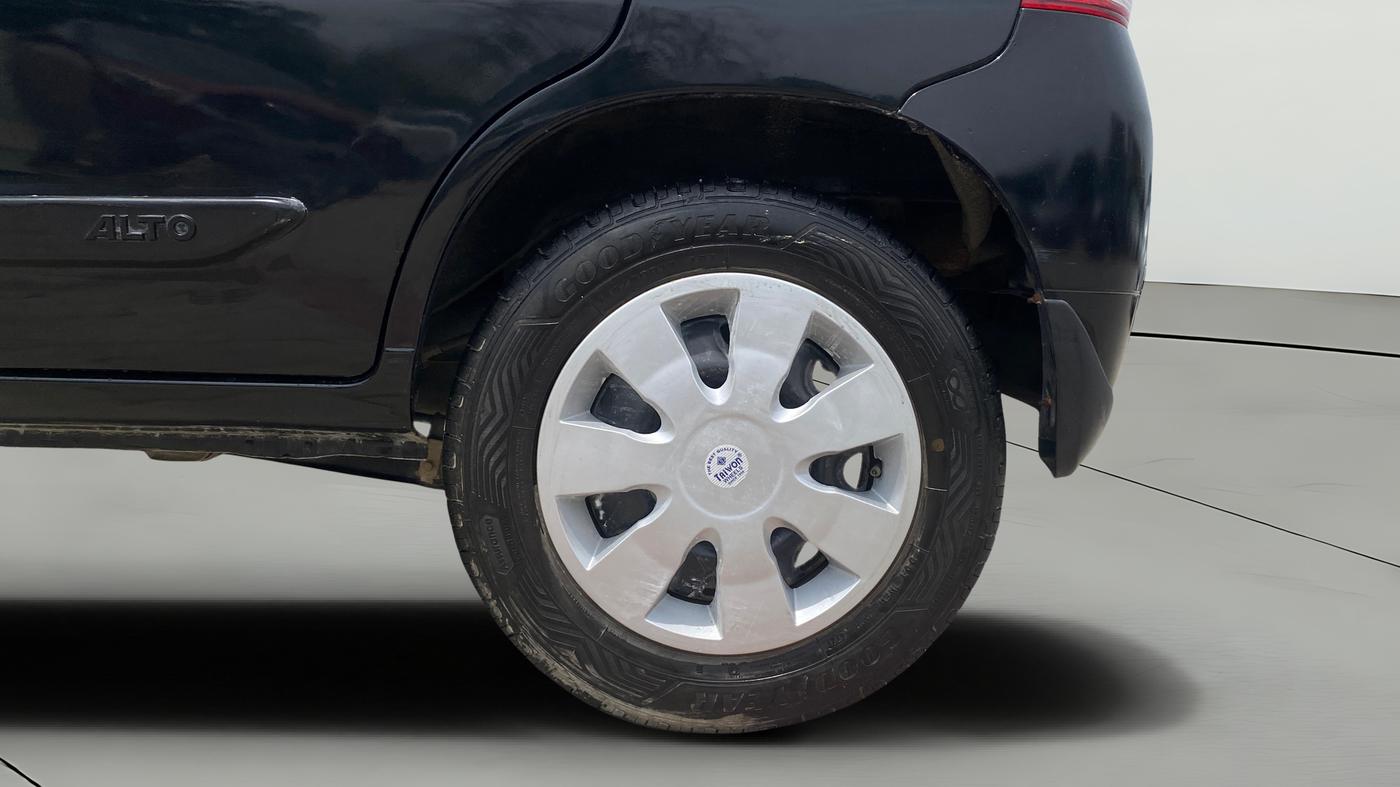2013 Maruti Alto K10 VXI, Petrol, Manual, 43,720 km, Left Rear Wheel