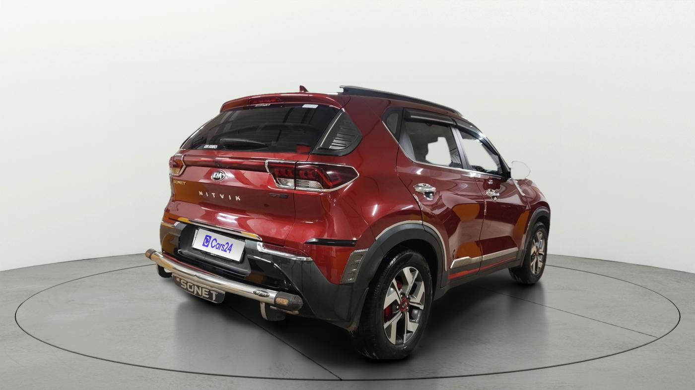 2020 KIA SONET GTX PLUS 1.5, Diesel, Manual, 1,10,909 km, Right Back Diagonal