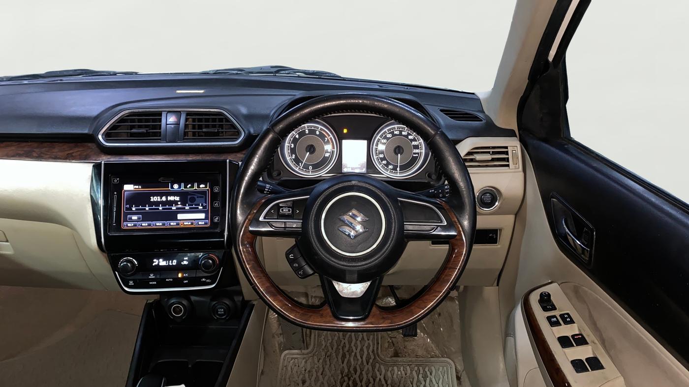 2019 Maruti Dzire ZXI PLUS AMT, Petrol, Automatic, 28,047 km, Steering Wheel Close Up
