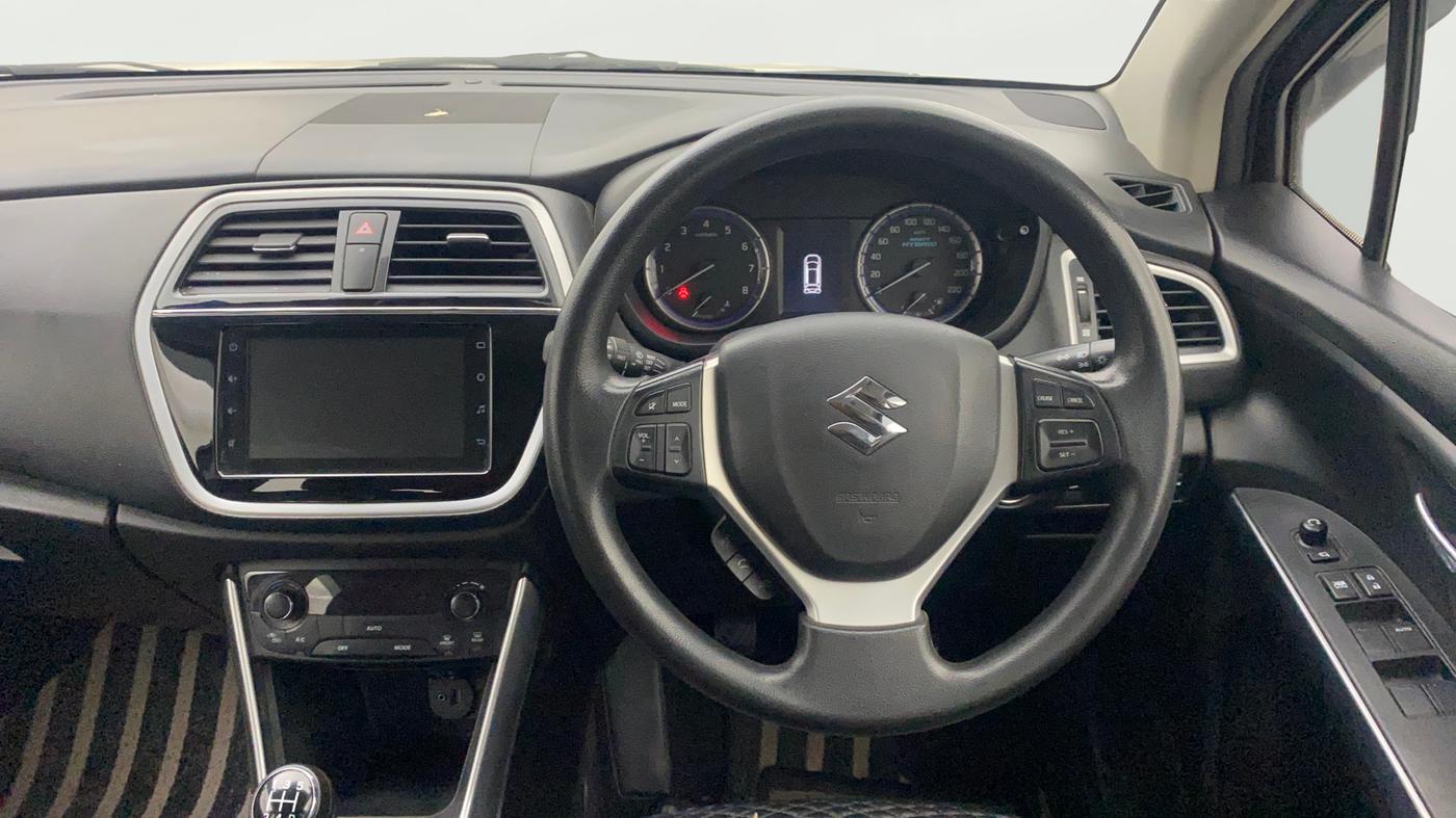 2022 Maruti S Cross ZETA 1.5, Petrol, Manual, 89,722 km, Steering Wheel Close Up