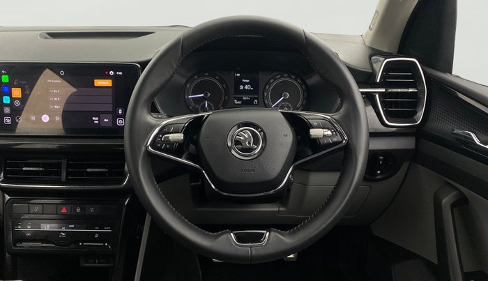 2021 Skoda KUSHAQ STYLE 1.0L TSI MT, Petrol, Manual, 39,452 km, Steering Wheel Close Up