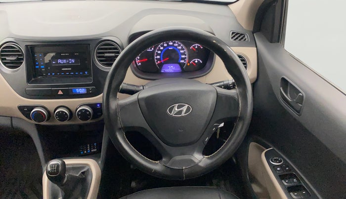2015 Hyundai Grand i10 MAGNA 1.2 KAPPA VTVT, Petrol, Manual, 49,085 km, Steering Wheel Close Up