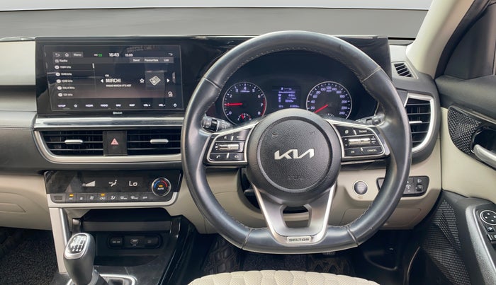 2023 KIA SELTOS  HTX 1.5 PETROL MT, Petrol, Manual, 41,463 km, Steering Wheel Close Up