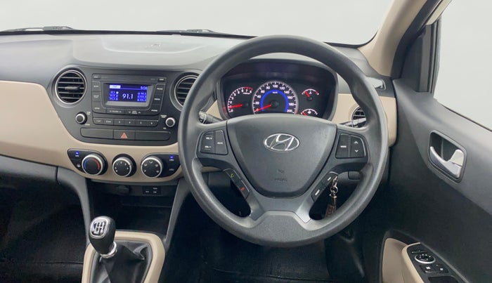 2016 Hyundai Grand i10 SPORTZ 1.2 KAPPA VTVT, Petrol, Manual, 86,476 km, Steering Wheel Close Up