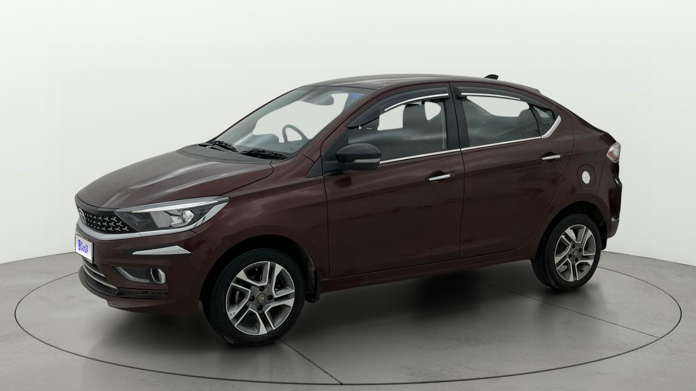 2023 Tata TIGOR XZA PLUS PETROL, Petrol, Automatic, 21,284 km, Left Front Diagonal