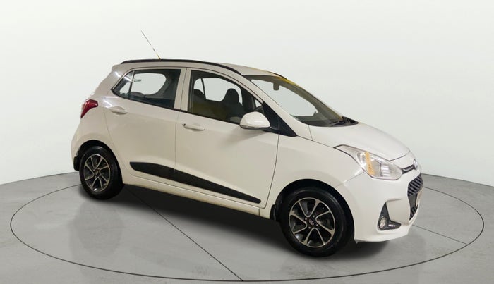 2017 Hyundai Grand i10 SPORTZ (O) AT 1.2 KAPPA VTVT, Petrol, Automatic, 39,461 km, Right Front Diagonal