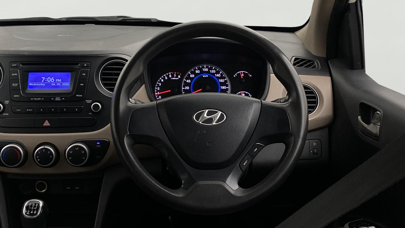 2014 Hyundai Grand i10 SPORTZ 1.2 KAPPA VTVT, Petrol, Manual, 92,943 km, Steering Wheel Close Up