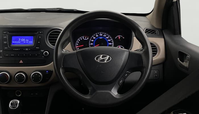 2014 Hyundai Grand i10 SPORTZ 1.2 KAPPA VTVT, Petrol, Manual, 92,943 km, Steering Wheel Close Up