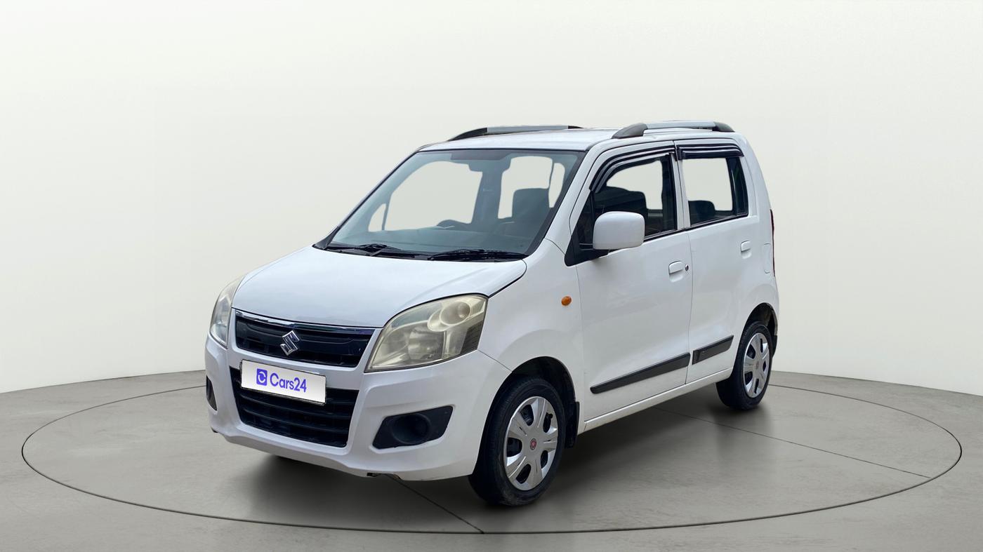 2018 Maruti Wagon R 1.0 VXI AMT, Petrol, Automatic, 61,961 km, Left Front Diagonal