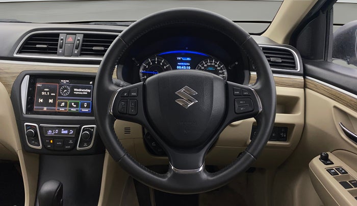 2021 Maruti Ciaz ALPHA  AT 1.5 SHVS PETROL, Petrol, Automatic, 18,414 km, Steering Wheel Close Up
