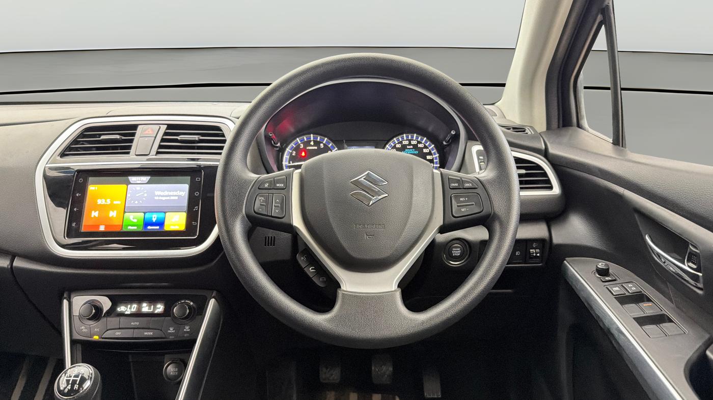 2021 Maruti S Cross ZETA 1.5, Petrol, Manual, 2,145 km, Steering Wheel Close Up