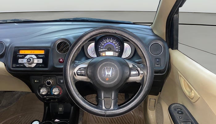 2014 Honda Brio S MT, Petrol, Manual, 65,474 km, Steering Wheel Close Up