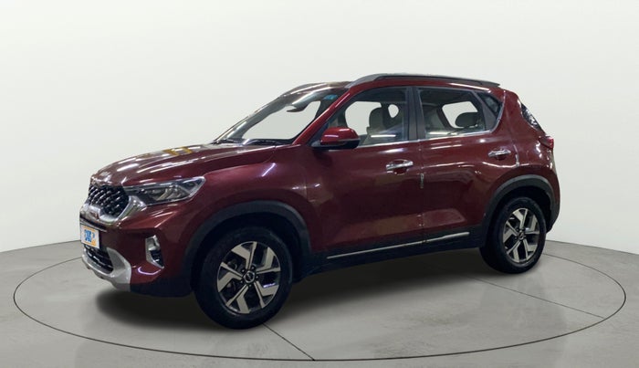 2022 KIA SONET HTX PLUS 1.0 IMT, Petrol, Manual, 65,766 km, Left Front Diagonal
