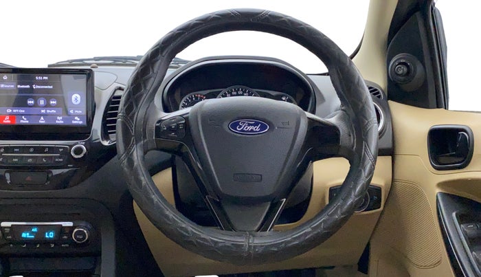 2019 Ford Figo Aspire TITANIUM 1.2 PETROL, Petrol, Manual, 66,338 km, Steering Wheel Close Up