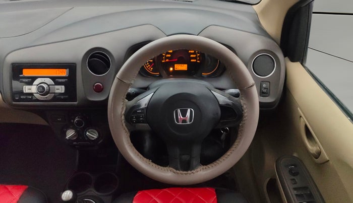 2013 Honda Amaze 1.2L I-VTEC S, Petrol, Manual, 1,22,458 km, Steering Wheel Close Up