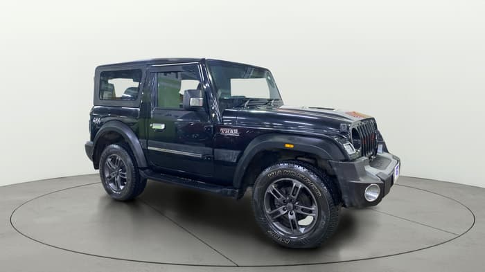 2021 Mahindra Thar LX HT PETROL 4WD MT, Petrol, Manual, 27,902 km, Right Front Diagonal