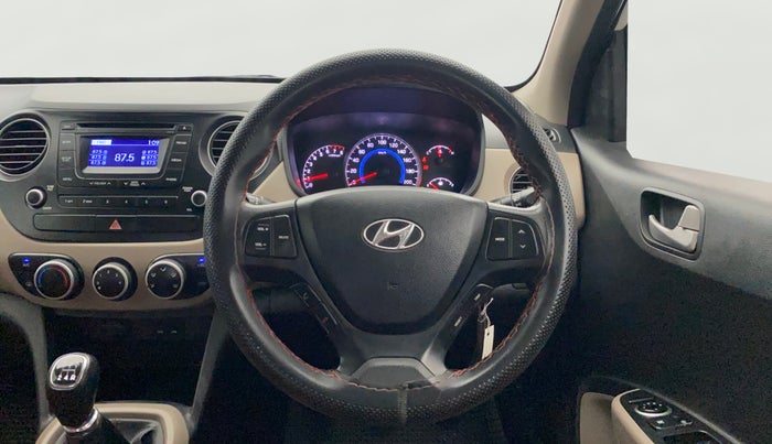 2015 Hyundai Grand i10 SPORTZ 1.2 KAPPA VTVT, Petrol, Manual, 71,296 km, Steering Wheel Close Up