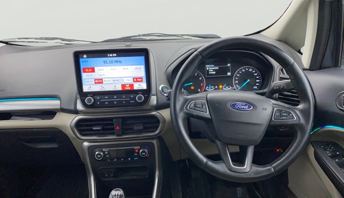 2019 Ford Ecosport TITANIUM 1.5L PETROL, CNG, Manual, 54,120 km, Steering Wheel Close Up