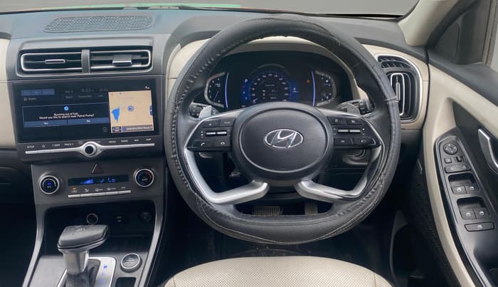 2020 Hyundai Creta SX (O) AT 1.5 DIESEL, Diesel, Automatic, 1,34,586 km, Steering Wheel Close Up