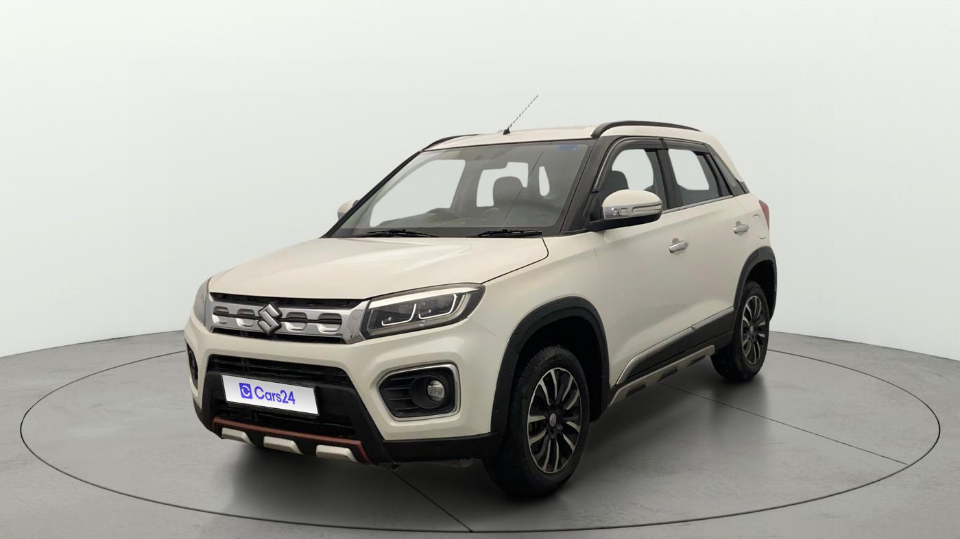 2021 Maruti Vitara Brezza VXI AT SHVS, Petrol, Automatic, 22,606 km, Left Front Diagonal