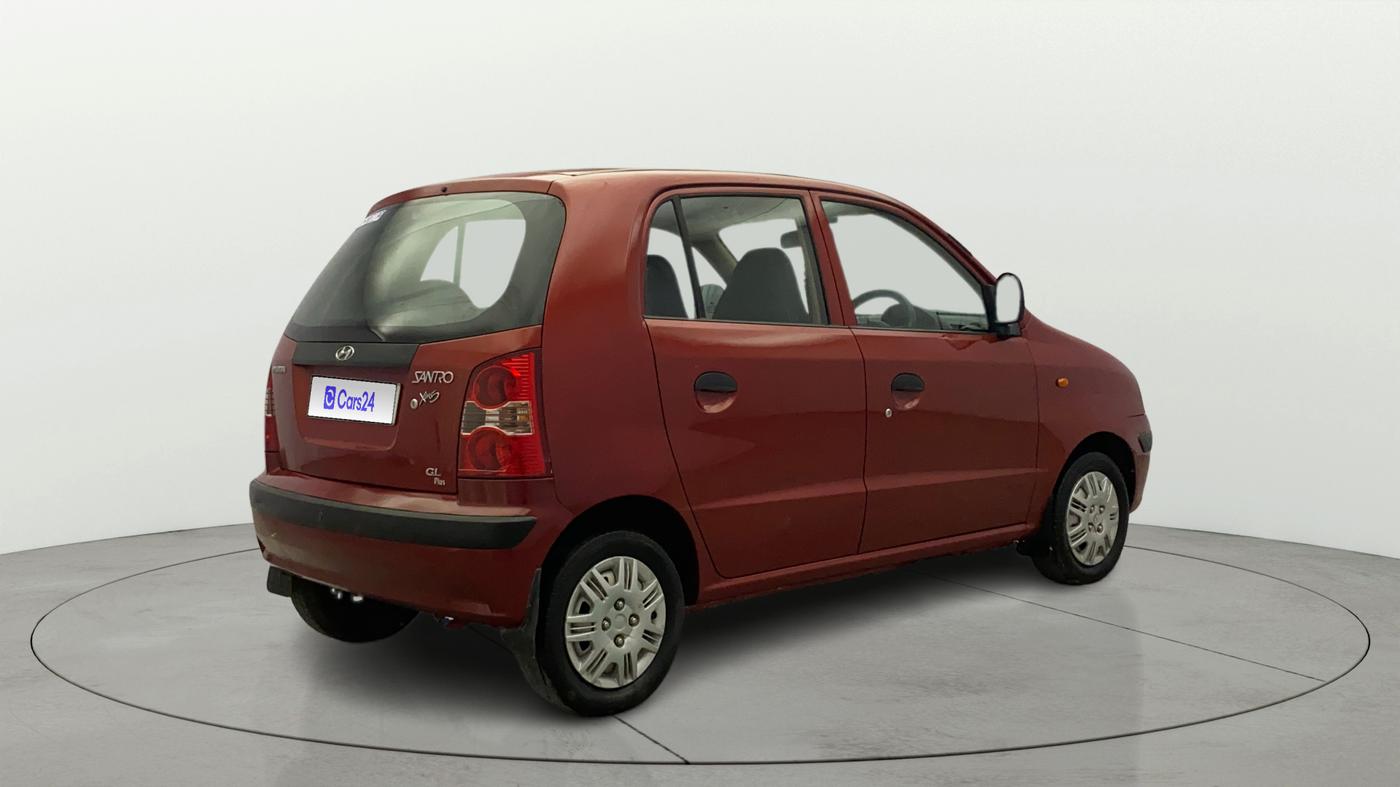 2012 Hyundai Santro Xing GL PLUS, Petrol, Manual, 57,696 km, Right Back Diagonal