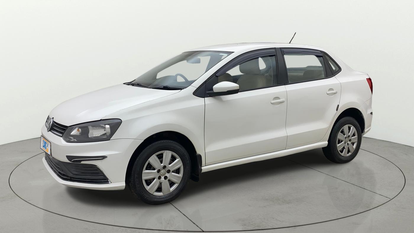 2017 Volkswagen Ameo TRENDLINE 1.5L, Diesel, Manual, 1,30,843 km, Left Front Diagonal