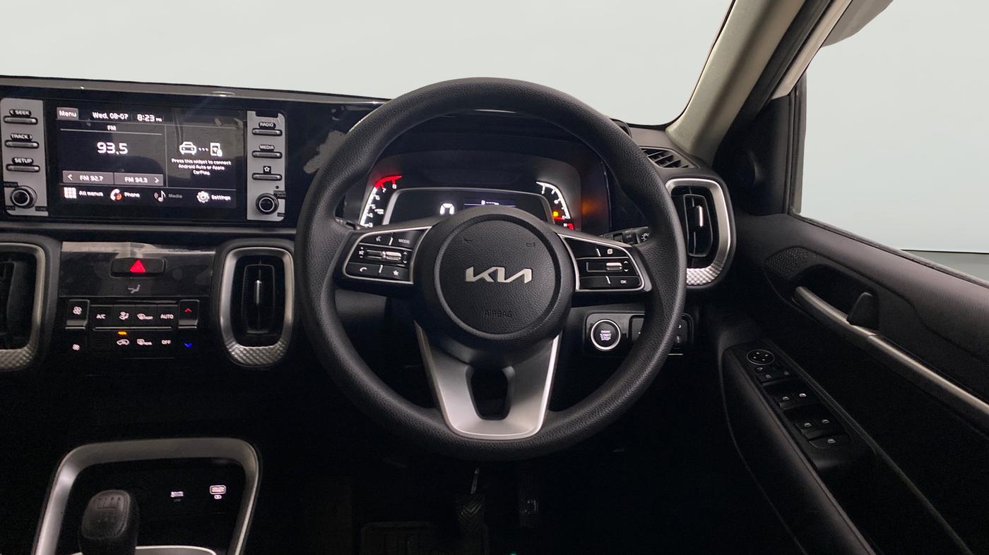 2023 KIA SONET HTK PLUS 1.0 IMT, Petrol, Manual, 15,650 km, Steering Wheel Close Up