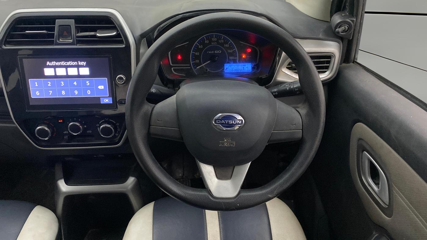 2020 Datsun Redi Go T (O), Petrol, Manual, 63,791 km, Steering Wheel Close Up