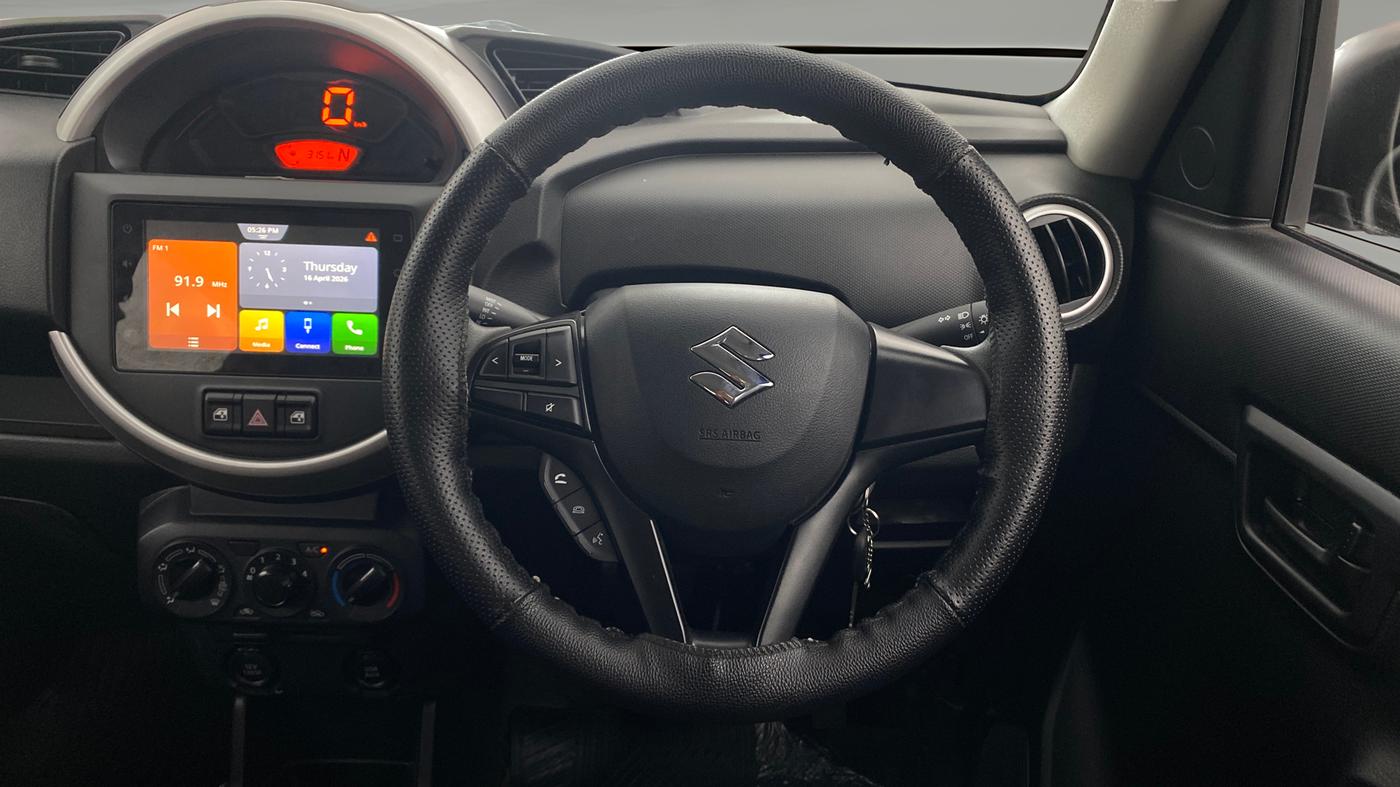2025 Maruti S PRESSO VXI Plus AMT, Petrol, Automatic, 3,144 km, Steering Wheel Close Up