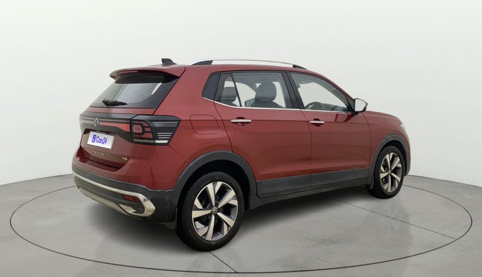 2022 Volkswagen TAIGUN TOPLINE 1.0 TSI AT, Petrol, Automatic, 44,910 km, Right Back Diagonal