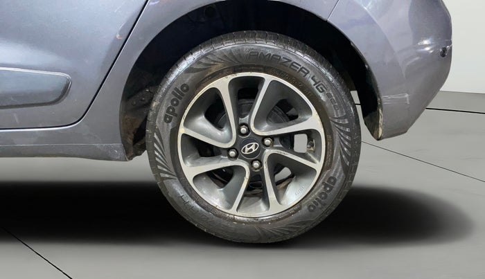 2017 Hyundai Grand i10 SPORTZ (O) AT 1.2 KAPPA VTVT, Petrol, Automatic, 77,839 km, Left Rear Wheel