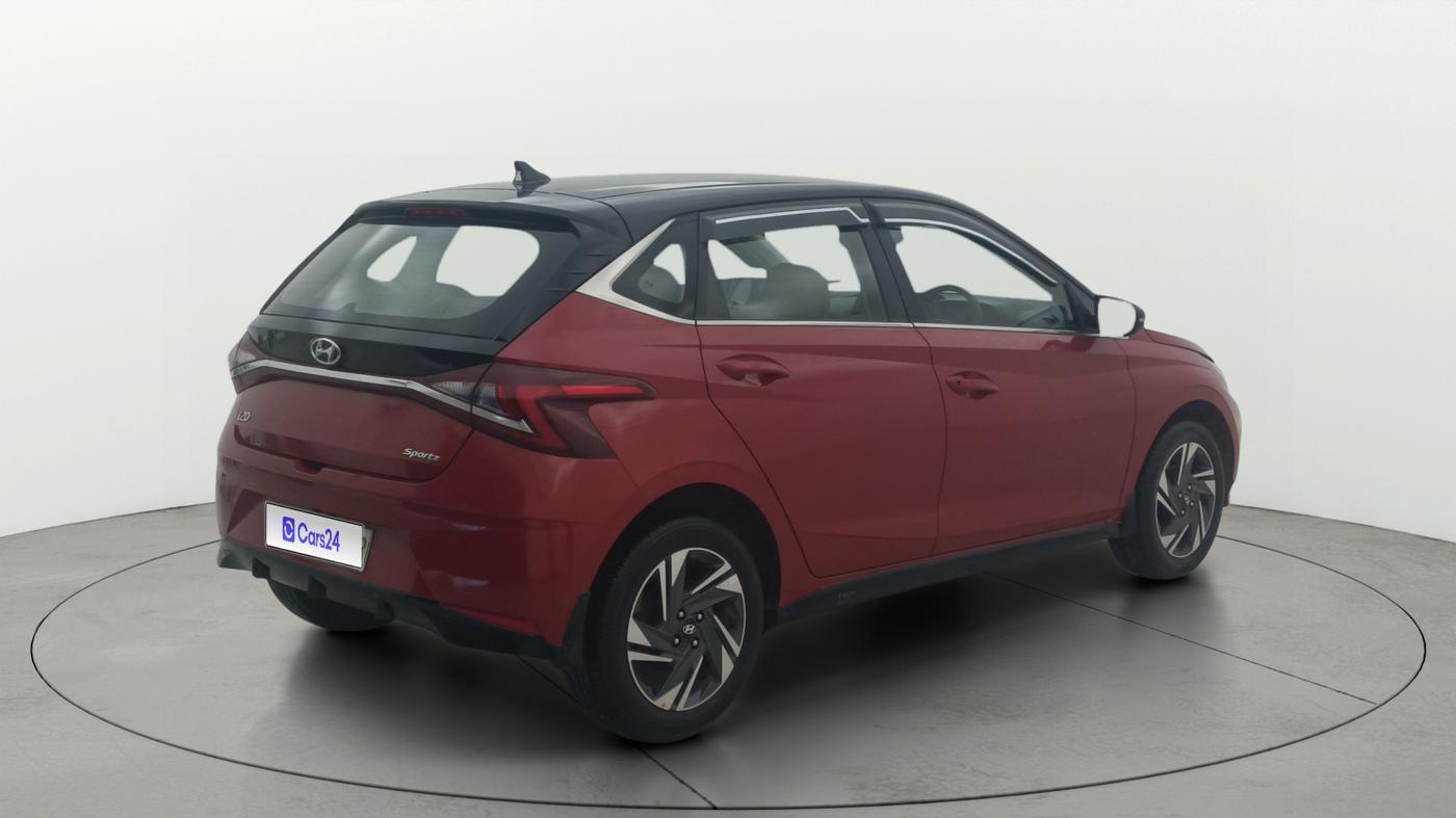 2022 Hyundai NEW I20 SPORTZ 1.2 MT DUAL TONE, Petrol, Manual, 20,546 km, Right Back Diagonal