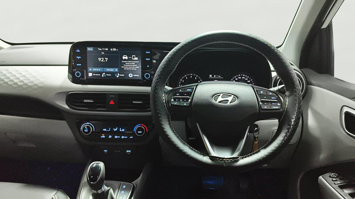 2025 Hyundai GRAND I10 NIOS SPORTZ AMT 1.2 KAPPA VTVT, Petrol, Automatic, 5,223 km, Steering Wheel Close Up