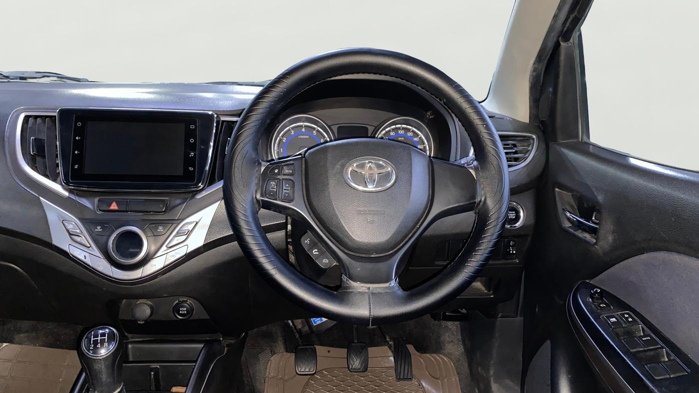 2020 Toyota Glanza G, Petrol, Manual, 62,821 km, Steering Wheel Close Up