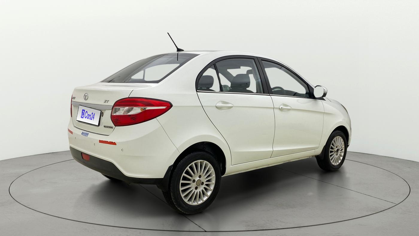 2016 Tata Zest XT PETROL, Petrol, Manual, 1,22,654 km, Right Back Diagonal