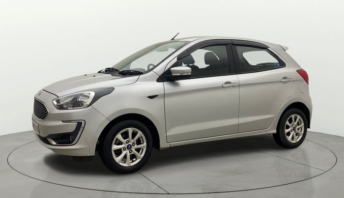 2019 Ford New Figo TITANIUM 1.2 PETROL MT, Petrol, Manual, 40,396 km, Left Front Diagonal