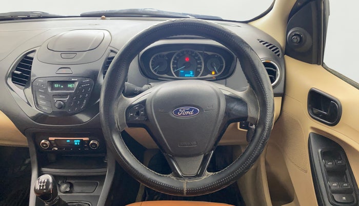 2017 Ford Figo Aspire TITANIUM 1.2 PETROL, Petrol, Manual, 89,994 km, Steering Wheel Close Up