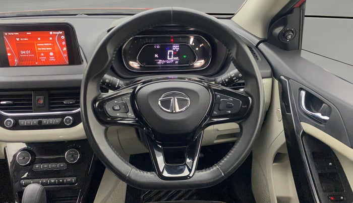 2020 Tata NEXON XZA PLUS (O) PETROL, Petrol, Automatic, 11,891 km, Steering Wheel Close Up