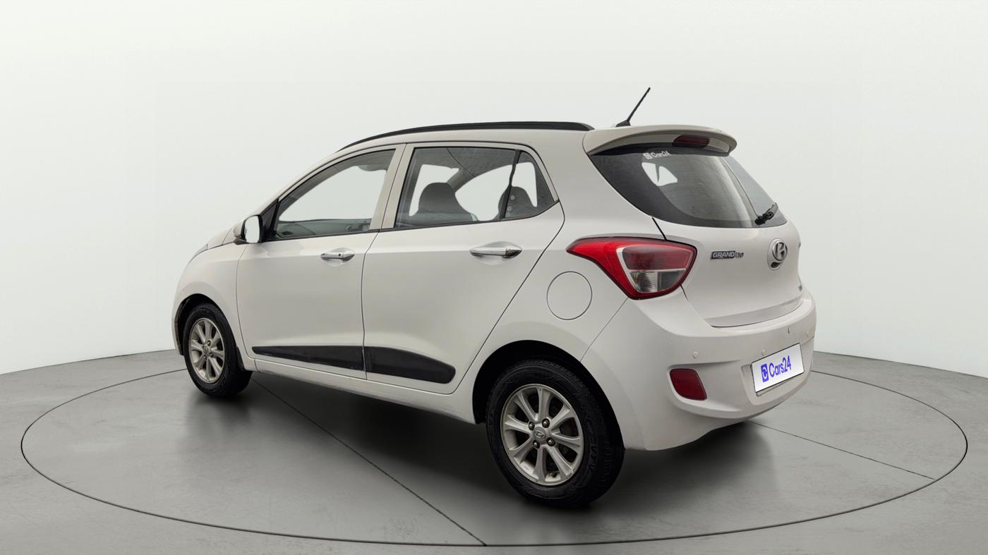 2014 Hyundai Grand i10 ASTA AT 1.2 KAPPA VTVT, CNG, Automatic, 44,971 km, Left Back Diagonal