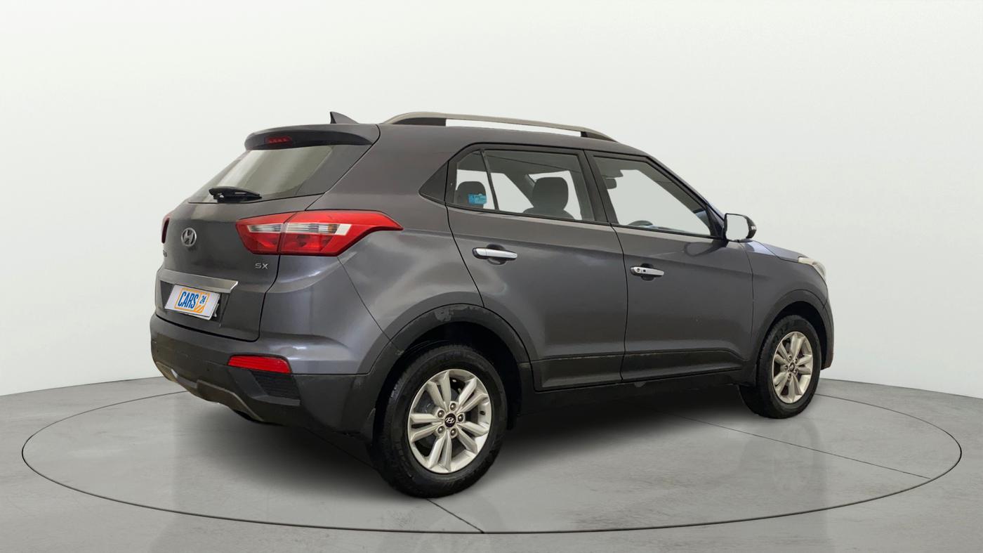 2017 Hyundai Creta SX PLUS 1.6 PETROL, Petrol, Manual, 45,722 km, Right Back Diagonal