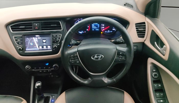 2019 Hyundai Elite i20 ASTA (O) CVT, Petrol, Automatic, 47,308 km, Steering Wheel Close Up