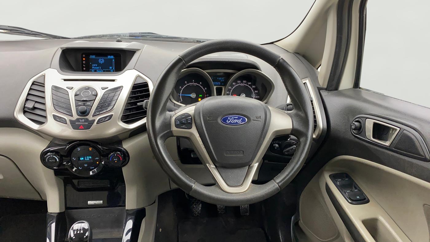 2014 Ford Ecosport TITANIUM 1.5L PETROL, Petrol, Manual, 92,828 km, Steering Wheel Close Up