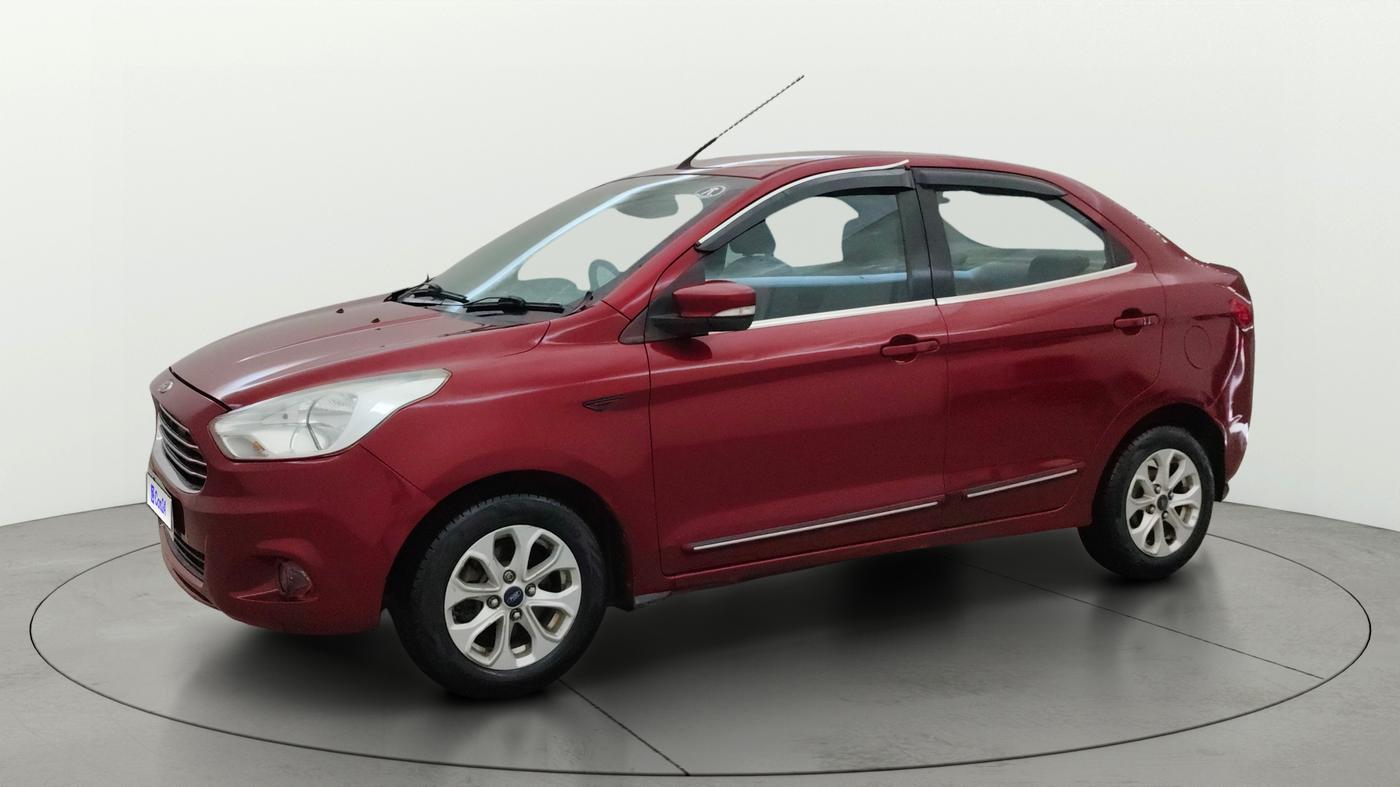 2017 Ford Figo Aspire TITANIUM 1.2 PETROL, Petrol, Manual, 1,23,557 km, Left Front Diagonal