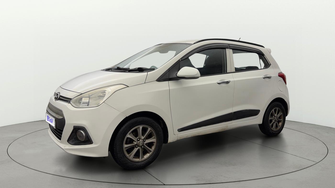 2014 Hyundai Grand i10 ASTA (O) 1.2 KAPPA VTVT, Petrol, Manual, 81,613 km, Left Front Diagonal