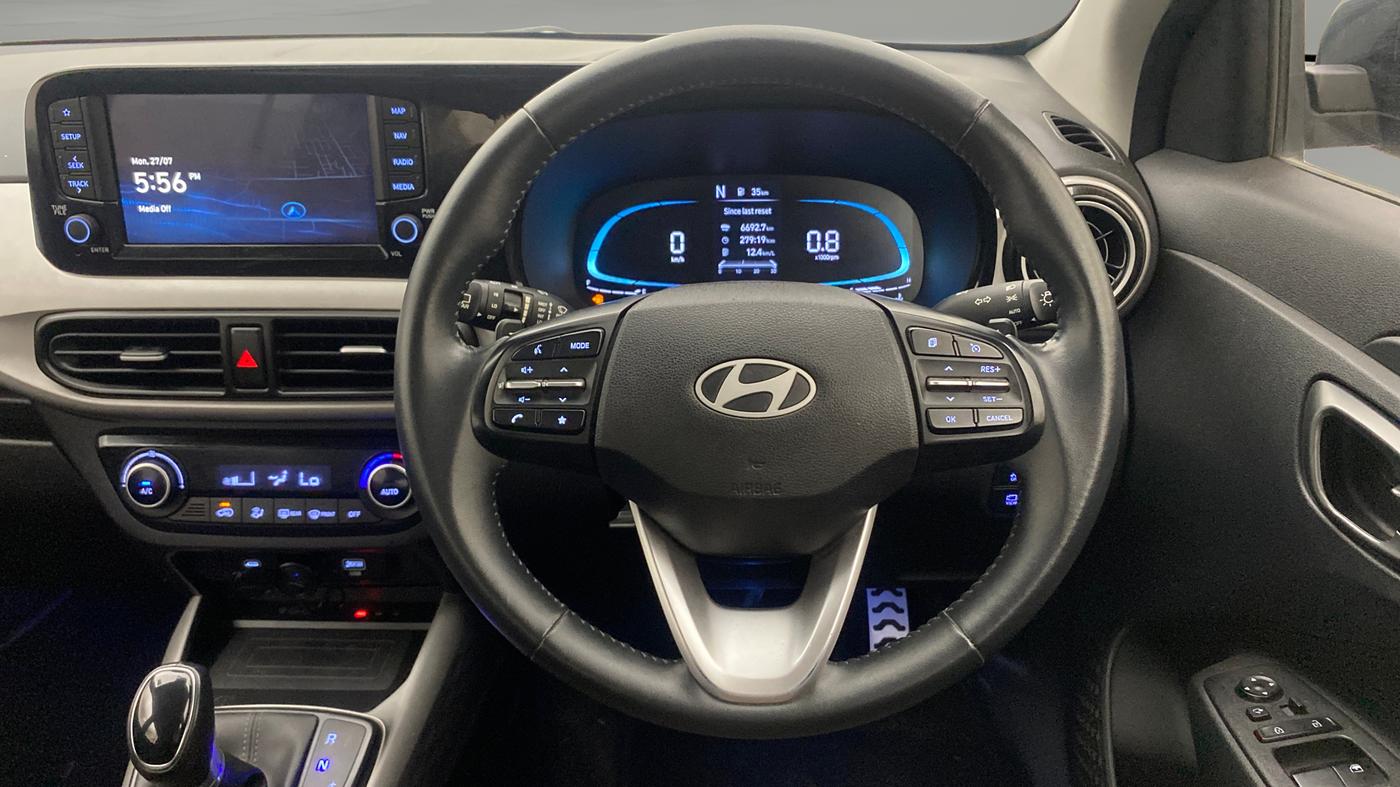 2024 Hyundai EXTER SX(O) CONNECT 1.2 AMT, Petrol, Automatic, 16,947 km, Steering Wheel Close Up