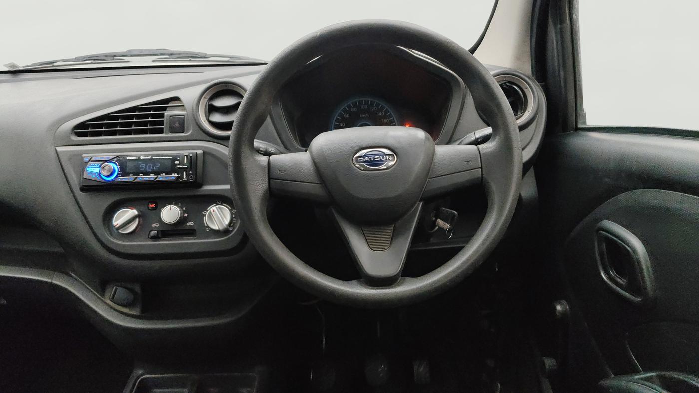2018 Datsun Redi Go A, Petrol, Manual, 53,830 km, Steering Wheel Close Up