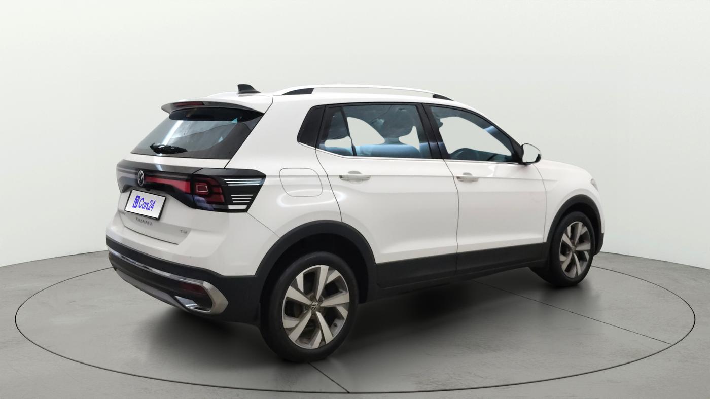 2022 Volkswagen TAIGUN TOPLINE 1.0 TSI AT, Petrol, Automatic, 86,565 km, Right Back Diagonal