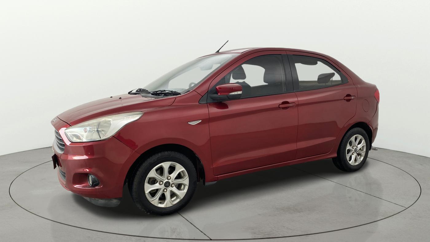 2015 Ford Figo Aspire TITANIUM 1.5 PETROL AT, Petrol, Automatic, 70,423 km, Left Front Diagonal
