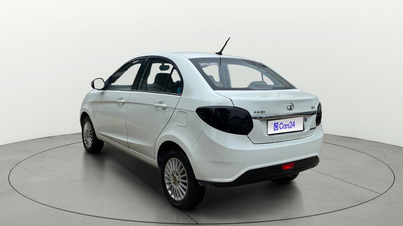 2015 Tata Zest XT PETROL, Petrol, Manual, 1,43,439 km, Left Back Diagonal