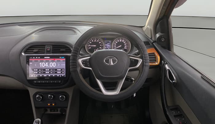 2016 Tata Tiago XZ PETROL, CNG, Manual, 95,697 km, Steering Wheel Close Up